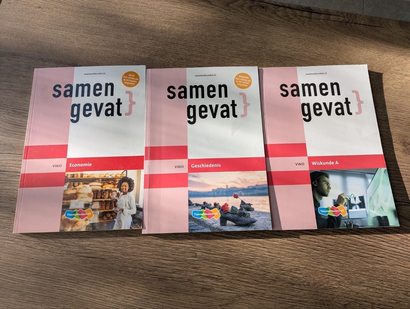 Samengevat VWO: Economie, Geschiedenis, Wiskunde A, Ophalen, Gamma, Zo goed als nieuw
