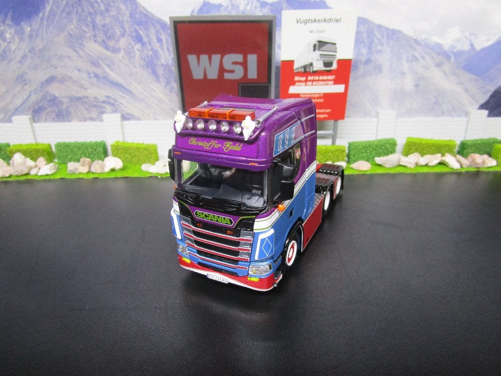 wsi 01-4818 christoffer fjeld scania s highline cs20h 6x2, Ophalen, Nieuw, Bus of Vrachtwagen, Wsi