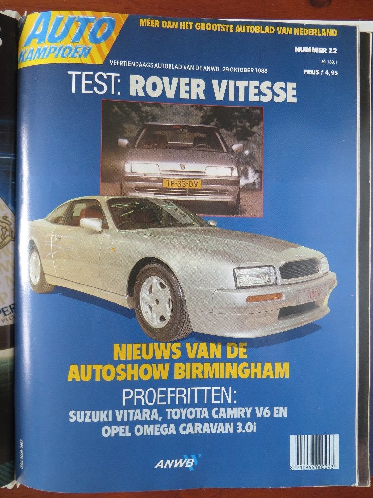 Autokampioen 22 1988 Rover Vitesse, Omega, Camry, Bluebird, Ophalen of Verzenden, Nieuw, Opel