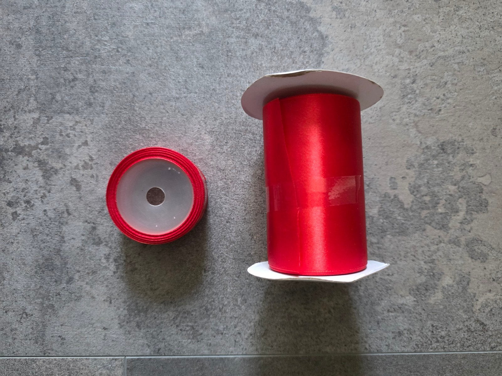 Satijn lint linten rood 10 & 2,5 cm, Ophalen of Verzenden