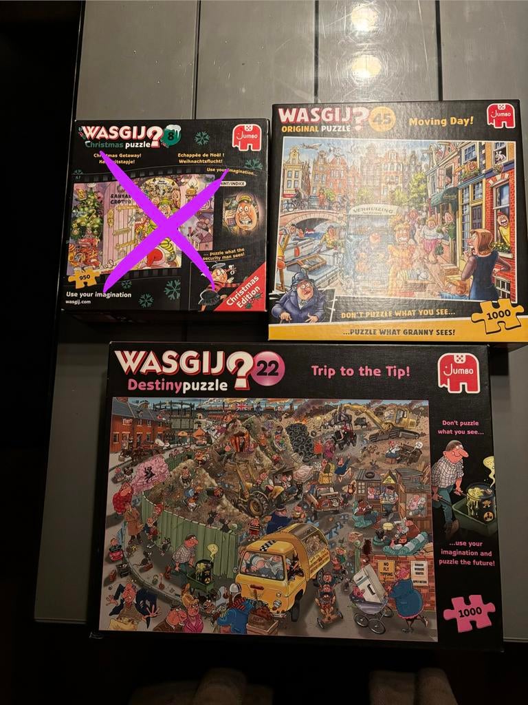 Wasgij puzzels, €8 p stuk, Ophalen of Verzenden, 500 t/m 1500 stukjes, Zo goed als nieuw