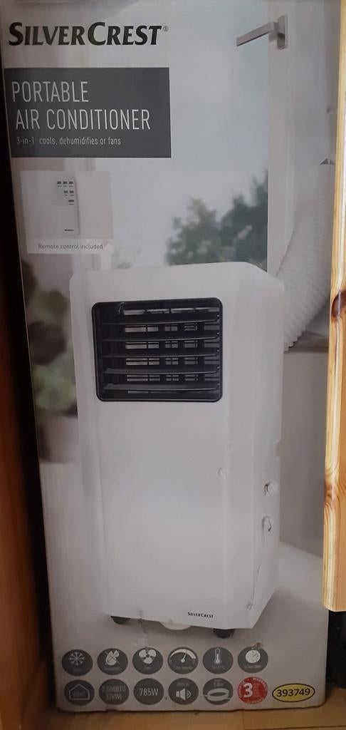 SilverCrest Mobiele Airconditioner 3-in-1, Witgoed en Apparatuur, Airco's, Nieuw, Mobiele airco, Minder dan 60 m³, 2 snelheden