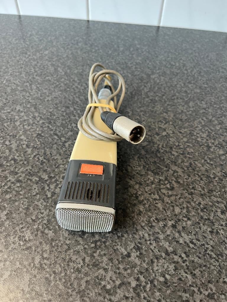 Vintage Philips microfoon LBB 9020 / 25 . Werkt ., Ophalen of Verzenden, Gebruikt, Overige typen
