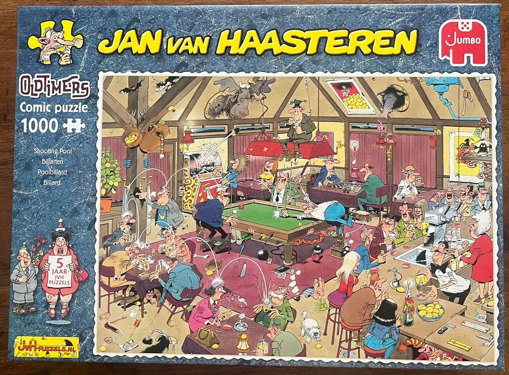 Jan v haasteren puzzel ( oltimer ), Ophalen of Verzenden, 500 t/m 1500 stukjes, Zo goed als nieuw