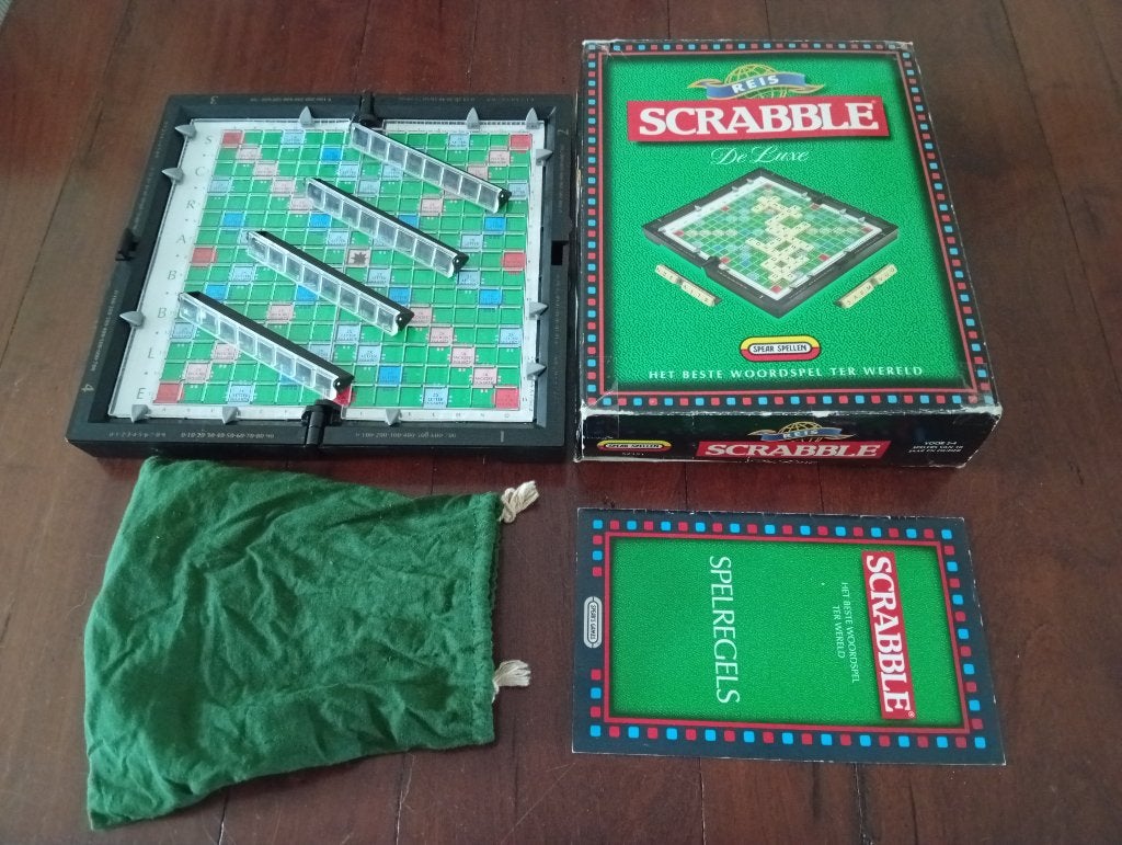 Reis Scrabble De Luxe, Ophalen of Verzenden, Zo goed als nieuw