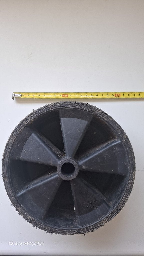 neuswiel caravan kunststof, 20 cm, asgat 20mm., Ophalen, Gebruikt