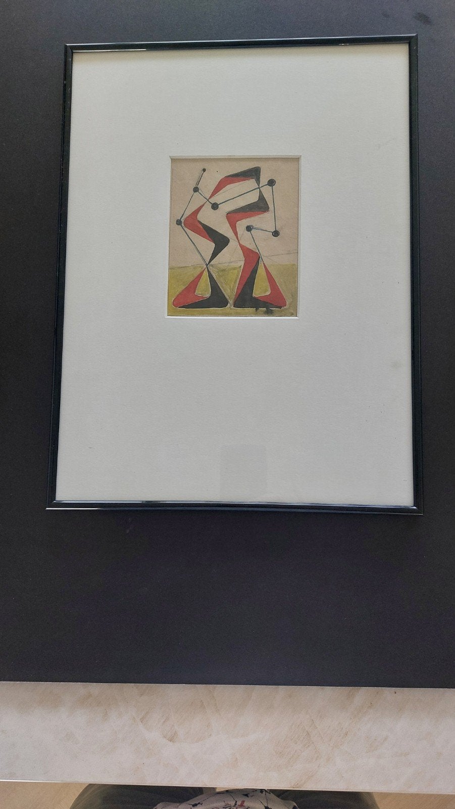 Ger Gerrits voorstudie Compositie 70, 1950, Ophalen of Verzenden