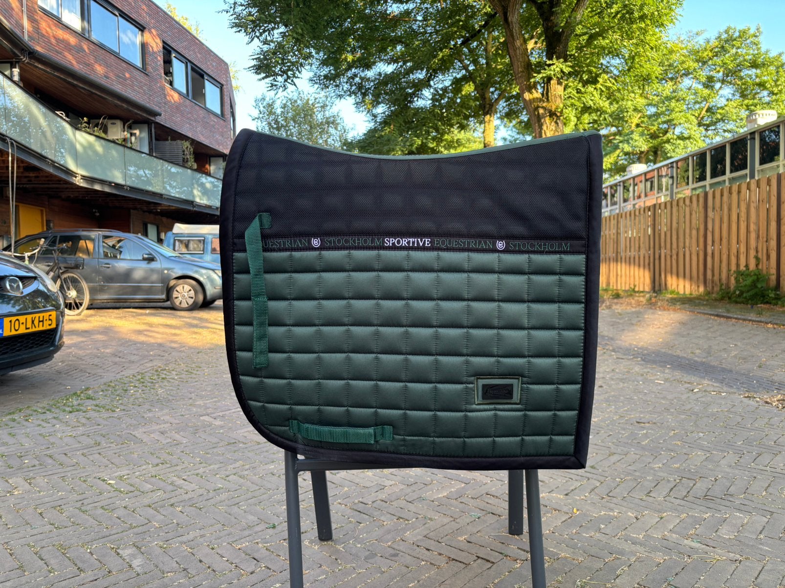 Equestrian Stokholm Dressuur zadeldek FULL - Sycamore Green, Dieren en Toebehoren, Paarden en Pony's | Dekens en Dekjes, Gebruikt