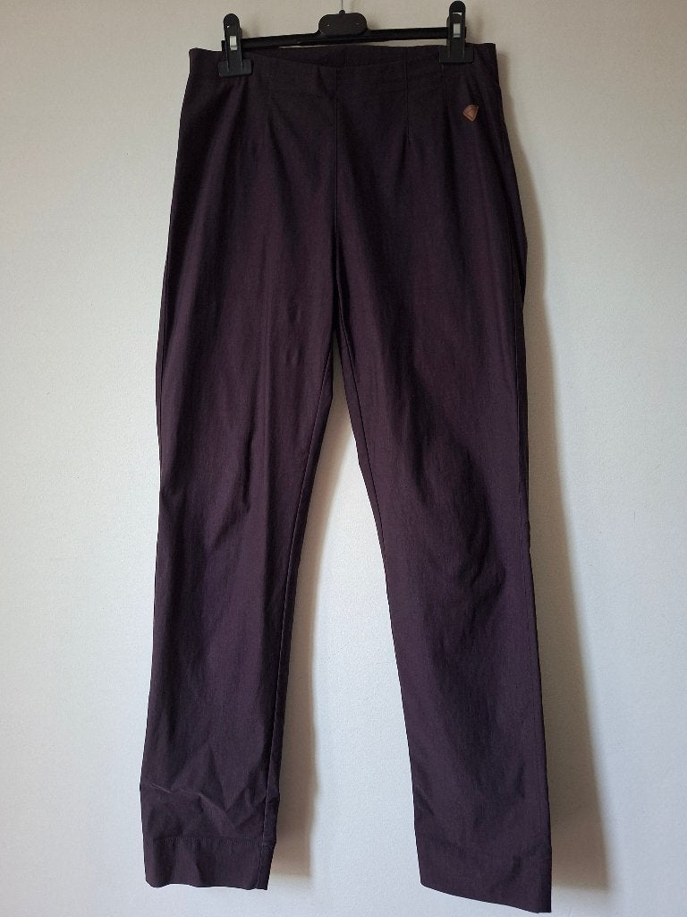 LauRie broek maat 40 (M) in aubergine kleur, Maat 38/40 (M), Paars, Ophalen of Verzenden, Zo goed als nieuw