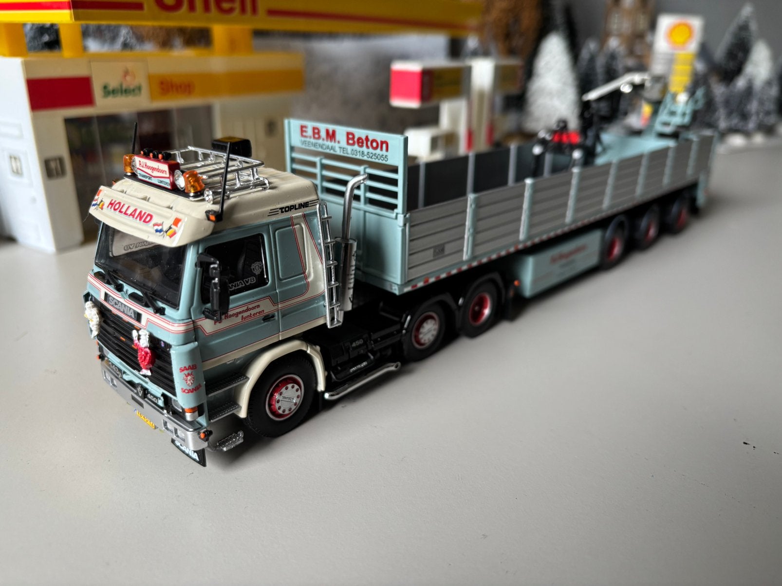 Tekno scania 143 p j hoogendoorn, Ophalen of Verzenden, Zo goed als nieuw, Bus of Vrachtwagen, Tekno