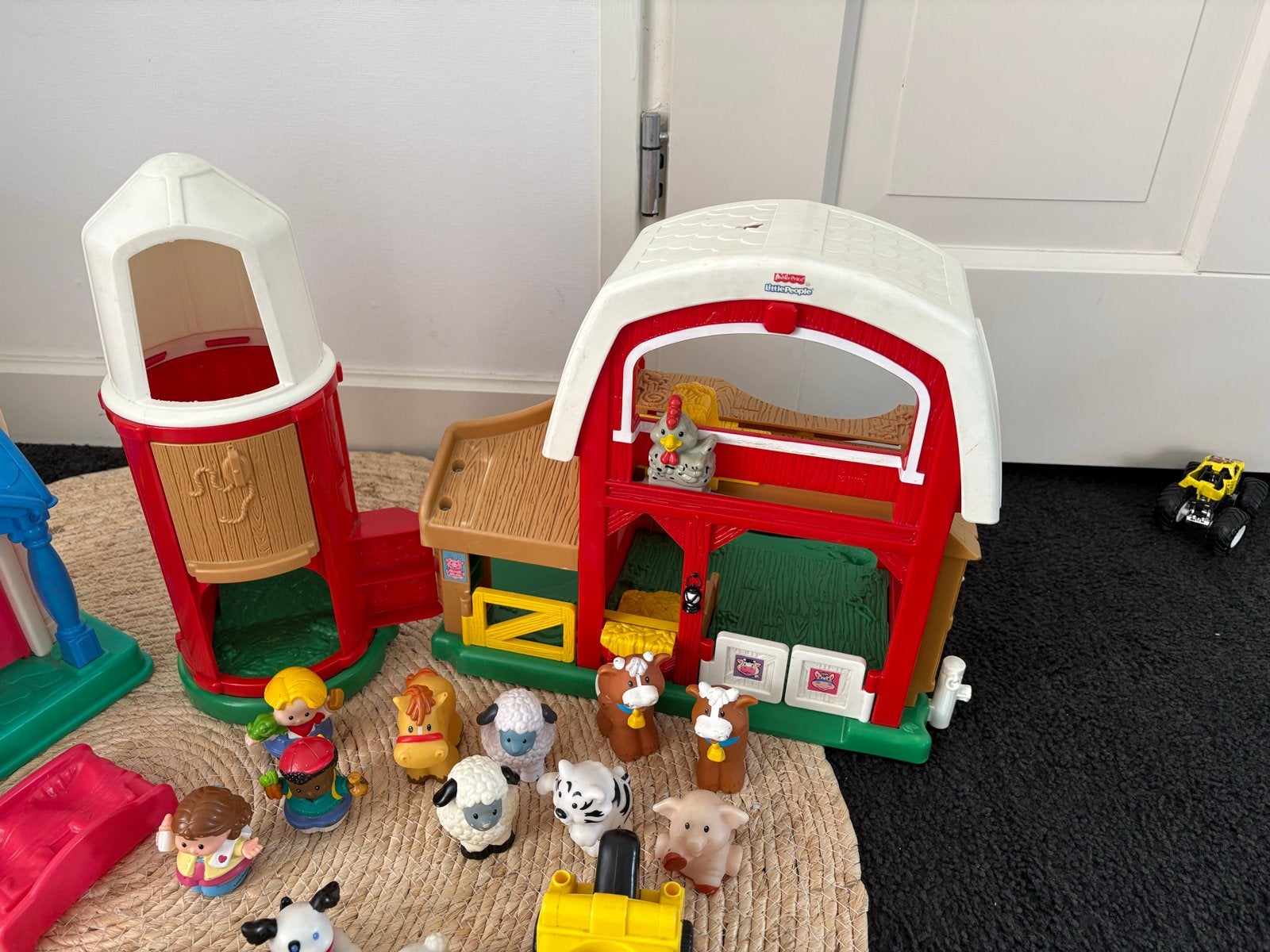 Fisher-Price Little People boerderij, huis en figuren, Ophalen of Verzenden, Gebruikt, Jongen of Meisje