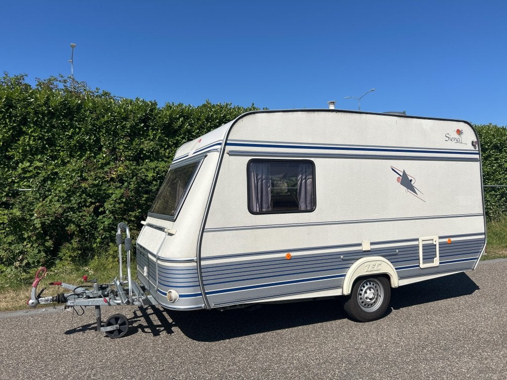 TEC 390 TK VOORTENT 350 XL STAPELBED, Caravans en Kamperen, Standaardzit, T.E.C., Schokbreker, Bedrijf