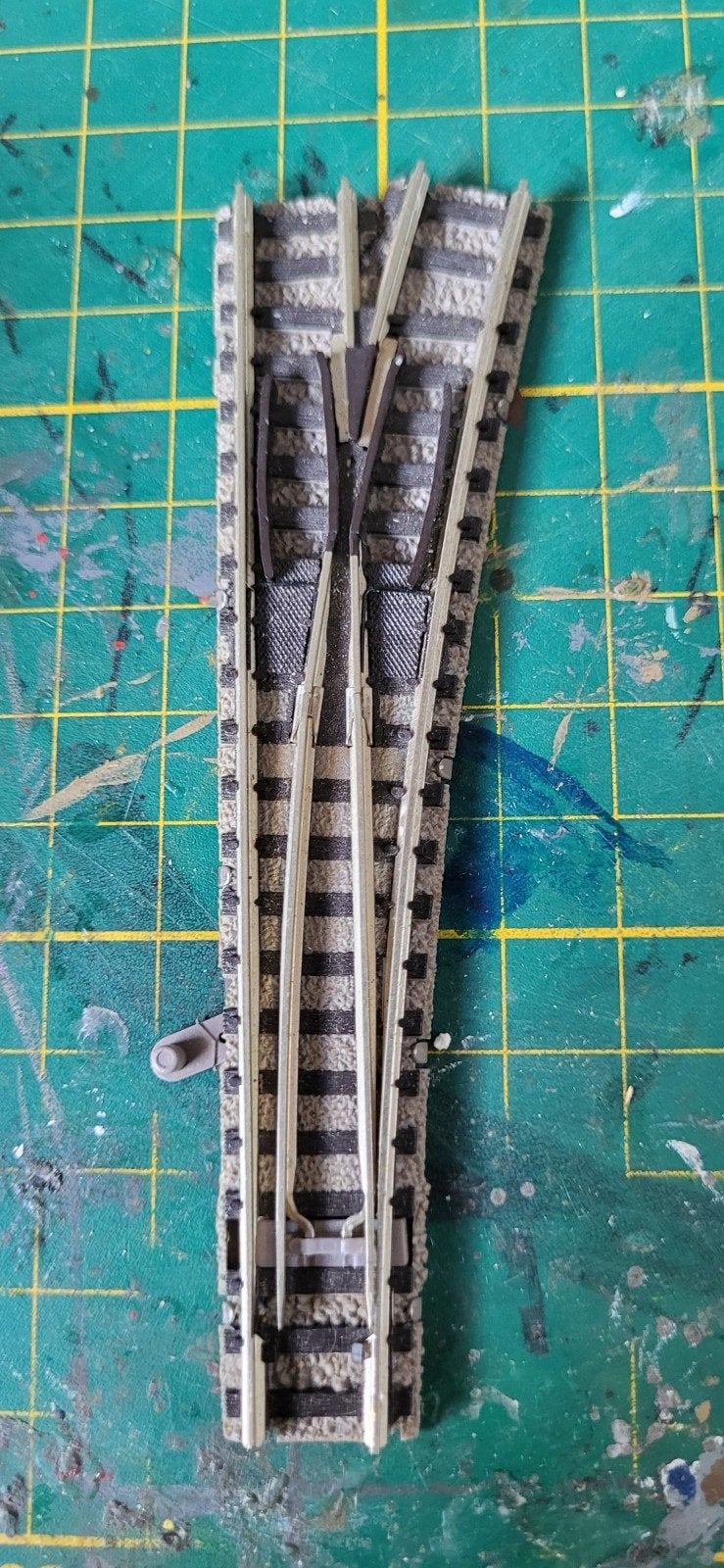 Fleischmann N spoor wissel rechts,, Hobby en Vrije tijd, Modeltreinen | N-Spoor, Gebruikt, Fleischmann, Rails, Ophalen of Verzenden