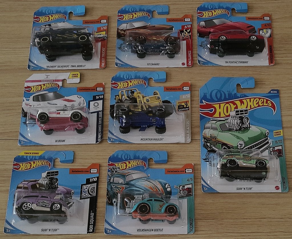 Diverse *** HOT WHEELS *** 8 Stuks *NIEUW*, Ophalen of Verzenden, Nieuw