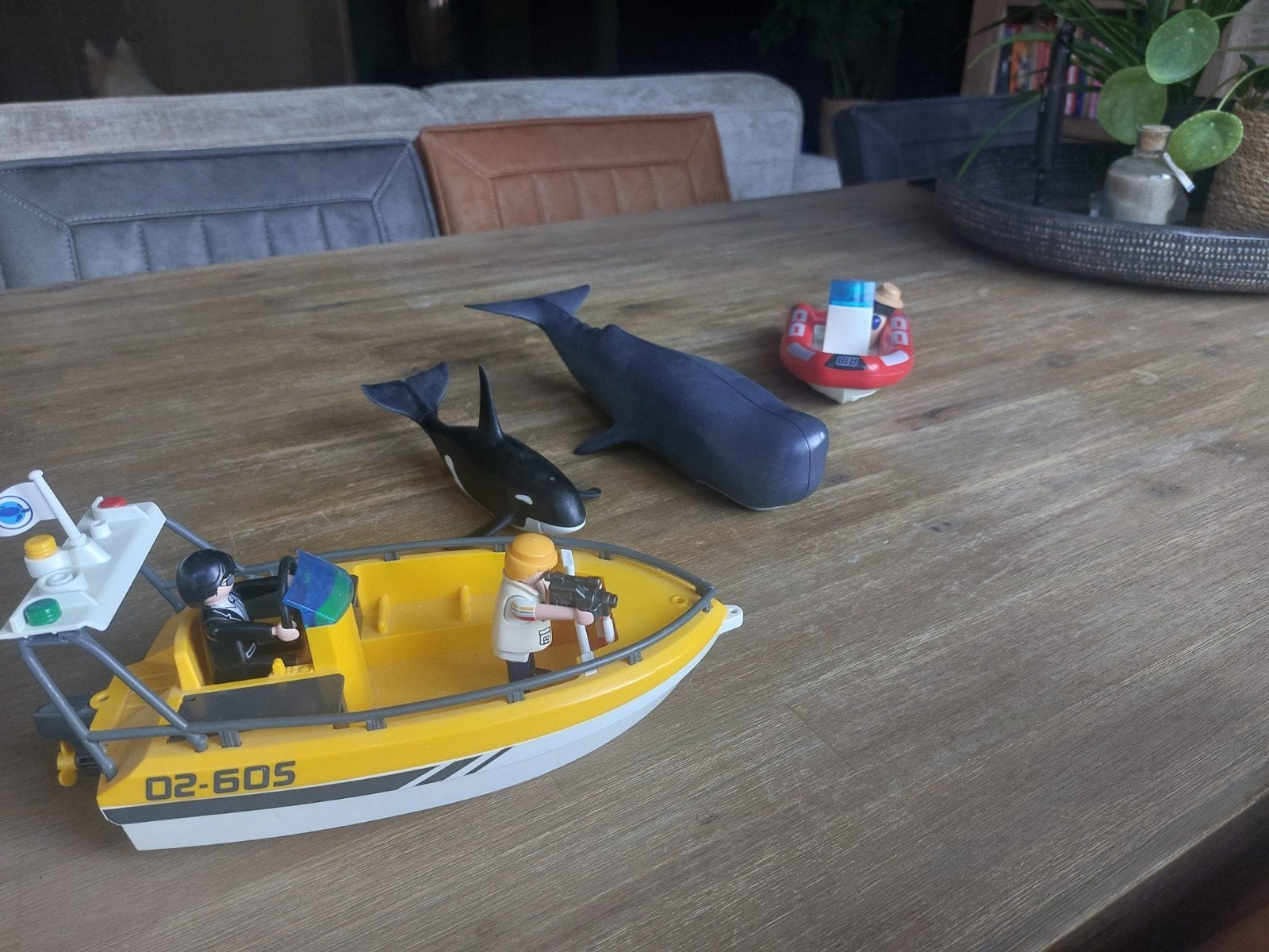Playmobil boten en walvissen set, Ophalen, Gebruikt, Jongen of Meisje