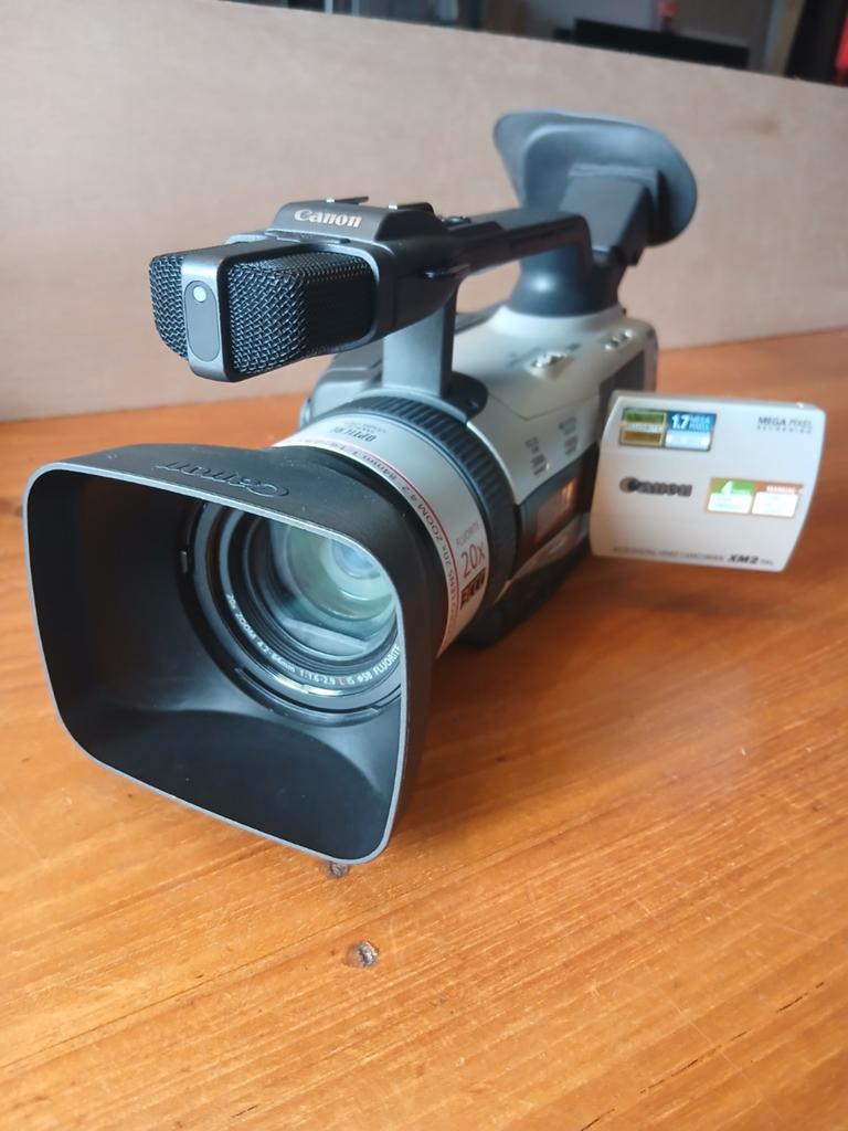 Canon XM2 PAL 3CCD Digitale Camcorder met accessoires, Mini dv, Gebruikt, Canon, Ophalen of Verzenden