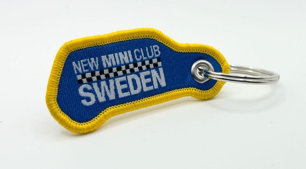 NEW MINI CLUB sweden sleutelhanger, Auto diversen, Ophalen of Verzenden