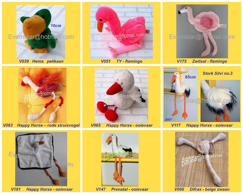 Pelikaan Flamingo Ooievaar Zwaan ea vogels, Ophalen, Zo goed als nieuw, Overige typen