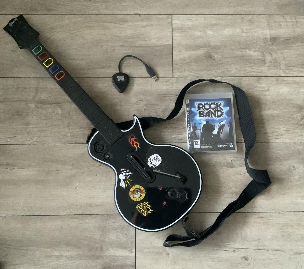 Playstation 3 Les Paul Red Octane Guitar hero Gitaar PS3, Spelcomputers en Games, Muziek, 1 speler, Ophalen of Verzenden, Zo goed als nieuw