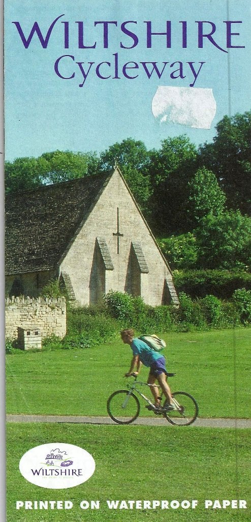 Plgr719 plattegrond / fietskaart Wiltshire, Gelezen, Ophalen of Verzenden, Landkaart, 1800 tot 2000