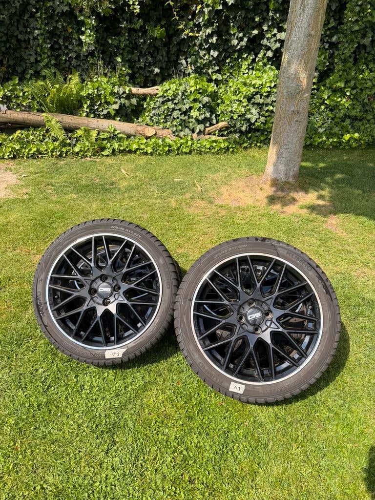 CMS C25 17” Velgen met KUMHO Wintercraft WP52, Ophalen of Verzenden, Mini