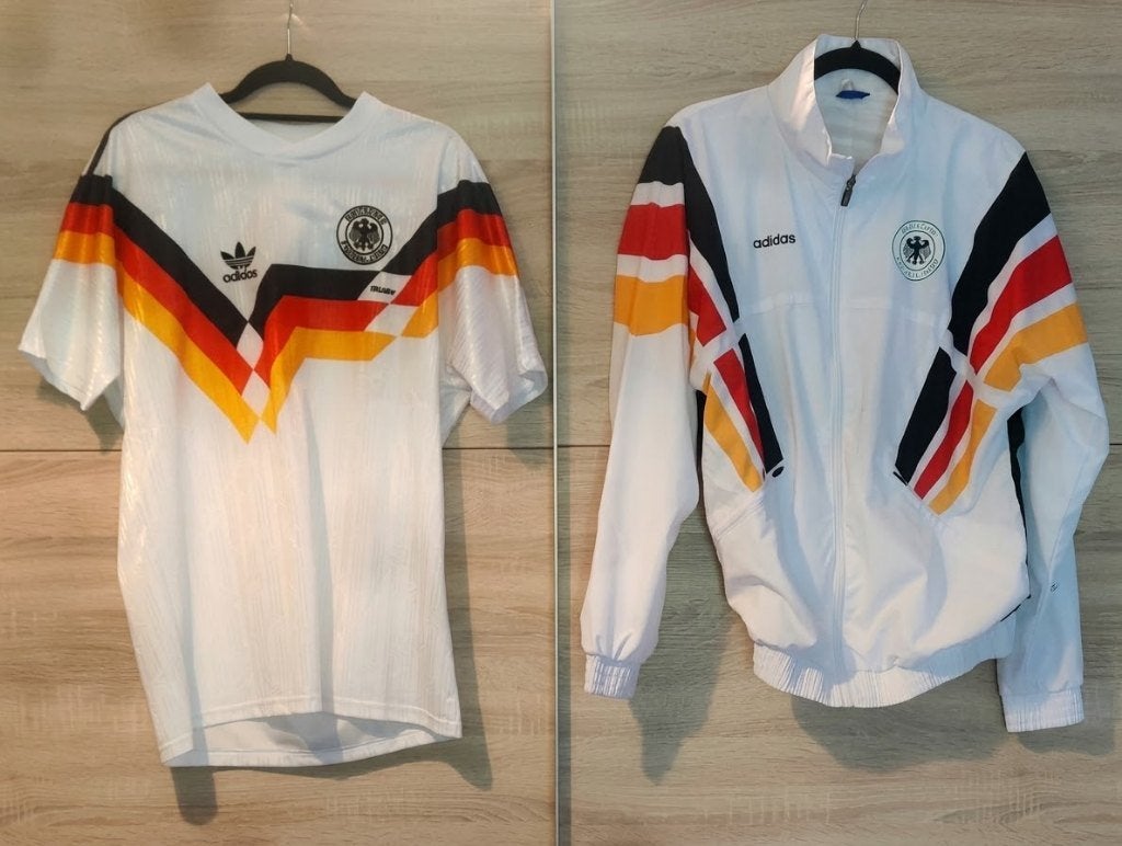 duitsland voetbal jas en shirt nieuw, Maat 52/54 (L), Wit, Nieuw, Ophalen of Verzenden