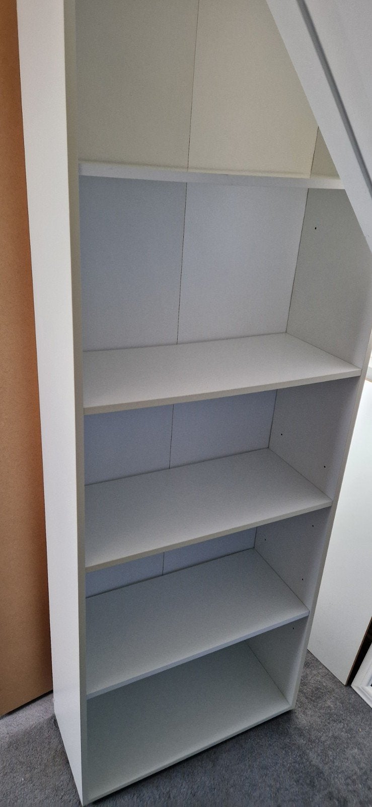 2 Witte Boekenkasten, Ophalen, Gebruikt, 200 cm of meer, 50 tot 100 cm