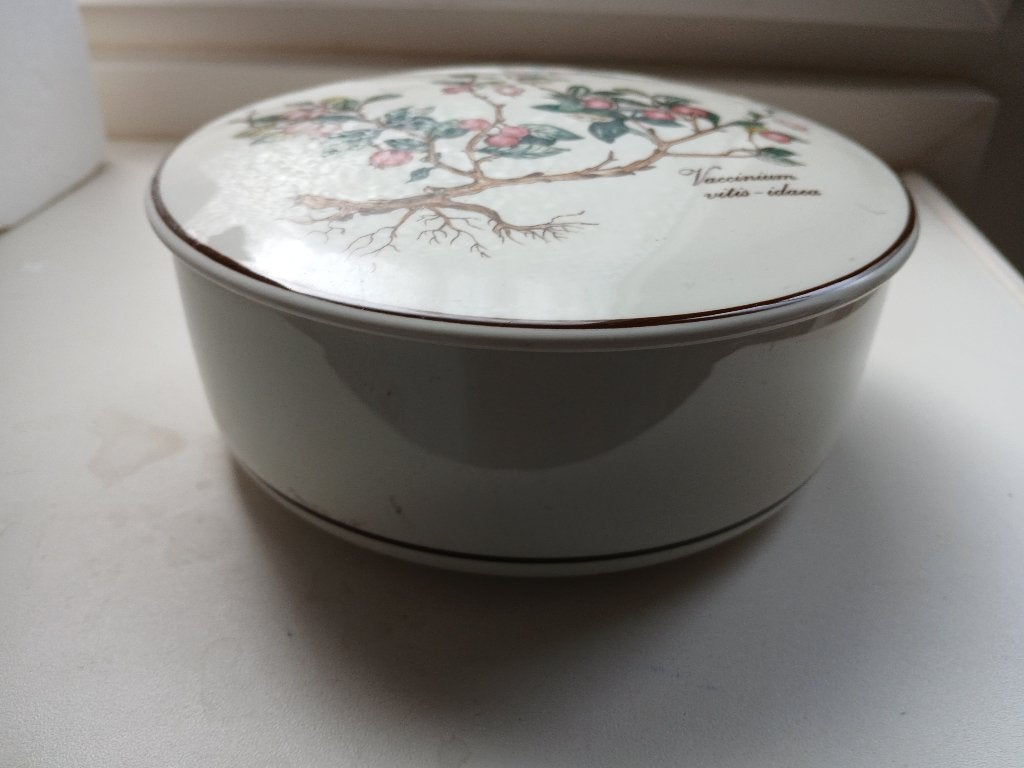 Villeroy & Boch keramische pot met deksel,15x7cm, Ophalen of Verzenden, Zo goed als nieuw, Overige stijlen, Porselein