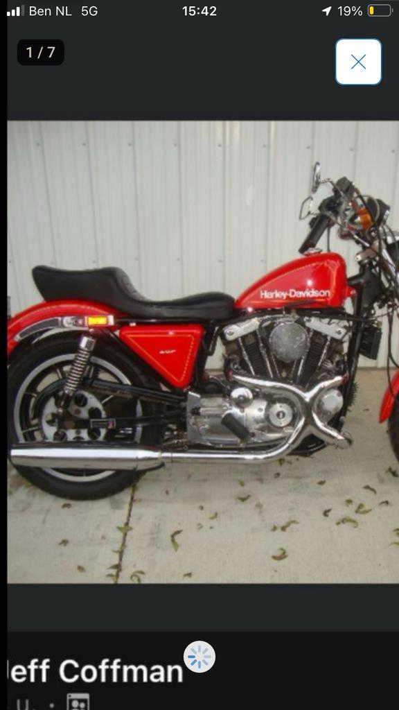 Siamese exaust systeem 1979 Ironhead, Motoren, Ophalen of Verzenden