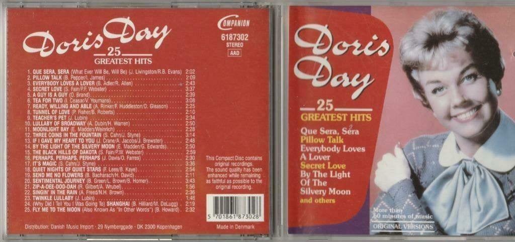 Doris Day ‎– 25 Greatest Hits"", Cd's en Dvd's, Ophalen of Verzenden, Zo goed als nieuw