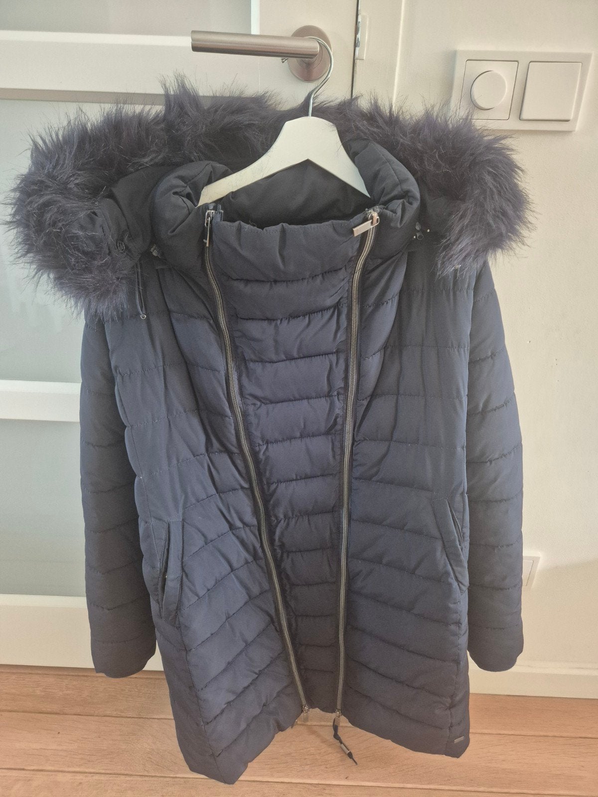 Zwangerschapjas winterjas Noppies maat s, Kleding | Dames, Blauw, Ophalen of Verzenden, Noppies, Maat 36 (S)