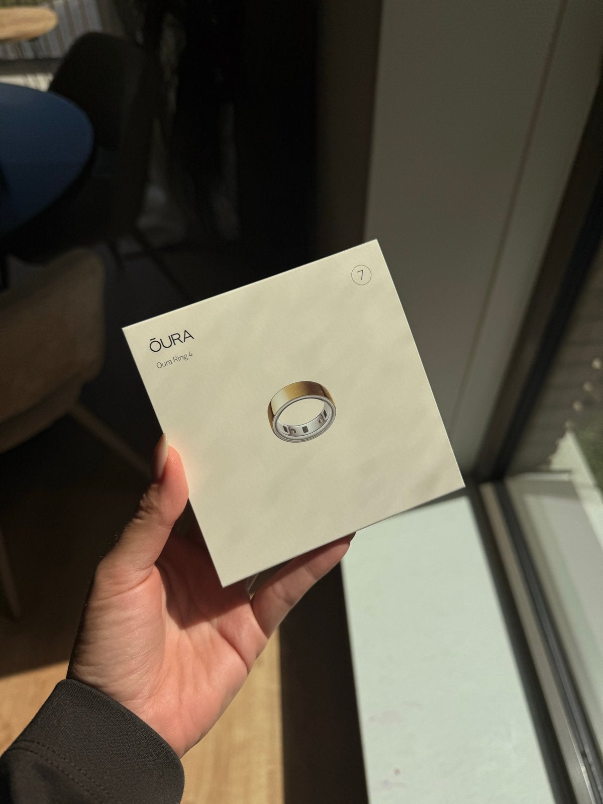 Oura Ring 4 Gold Maat 7 - Nieuw in doos, Ophalen, Overige materialen, Nieuw, Kleiner dan 17