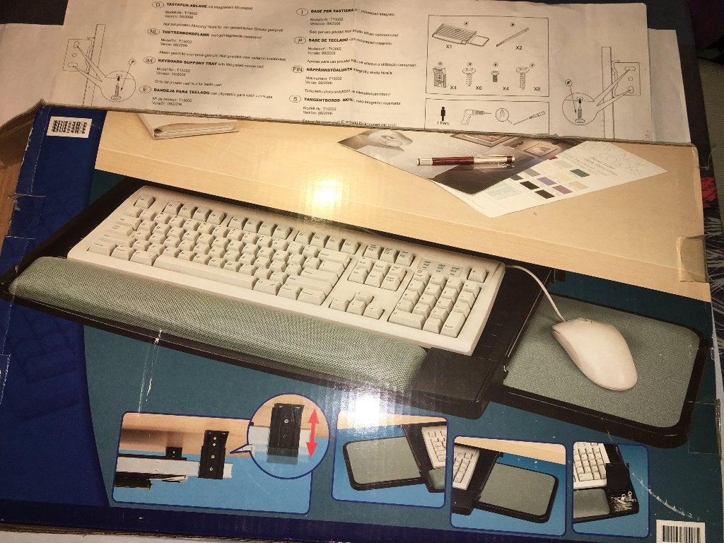 Toetsenbordplank om toetsenbord onder een tafel te schuiven, Ophalen of Verzenden, Nieuw
