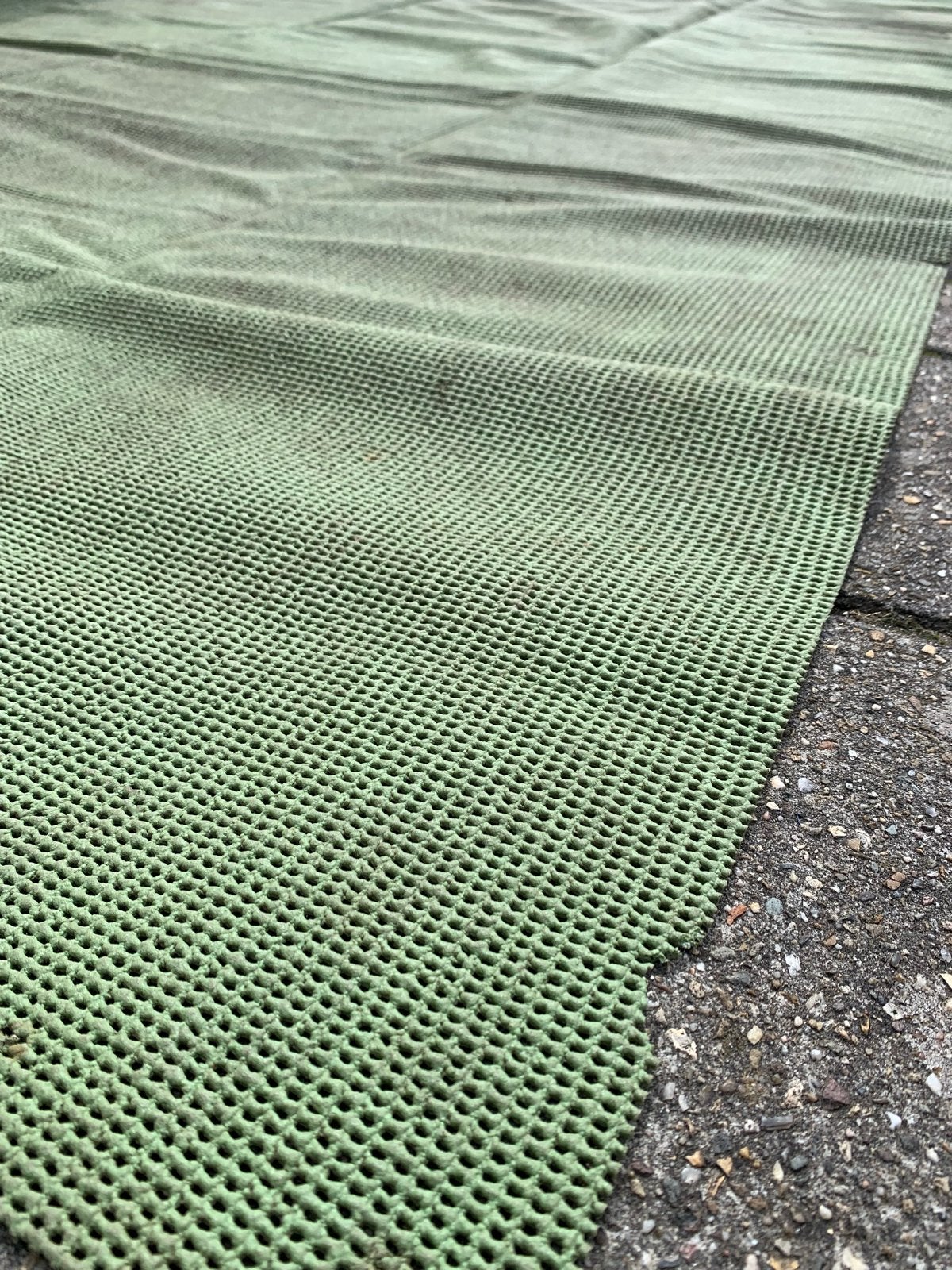 Groen antislipmat voor camper of caravan, Ophalen, Gebruikt