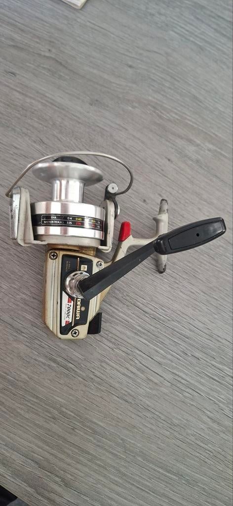 Vintage Daiwa 7000C Molen - Klassieke Vismolen, Ophalen of Verzenden, Gebruikt, Molen