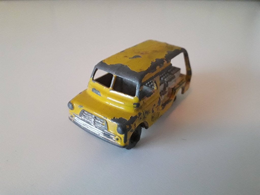 Bedford milk delivery      Lesney      melkwagen, Ophalen of Verzenden, Gebruikt, Auto