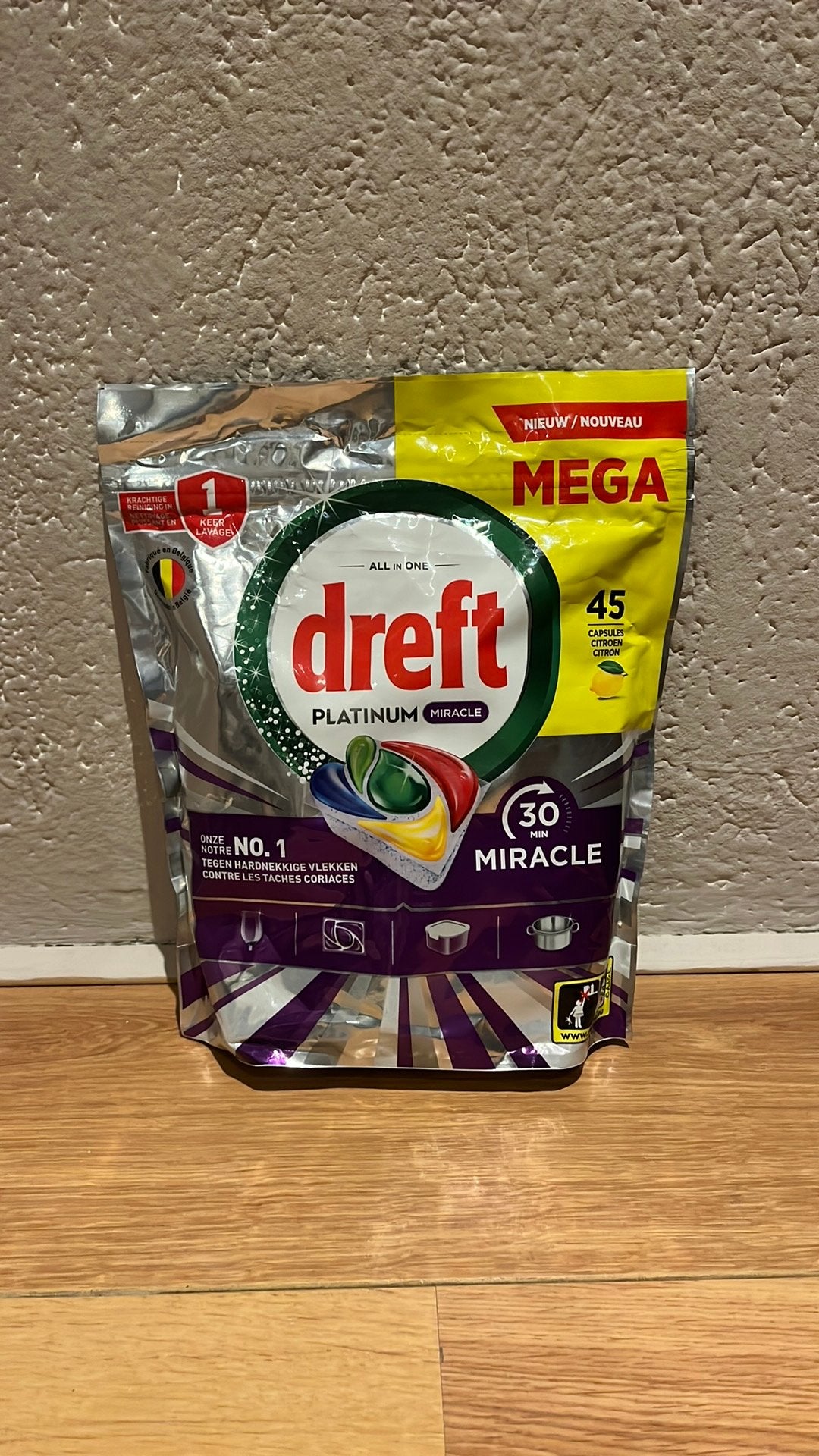 Dreft Platinum Miracle 45 stuks, Verzenden, Overige typen