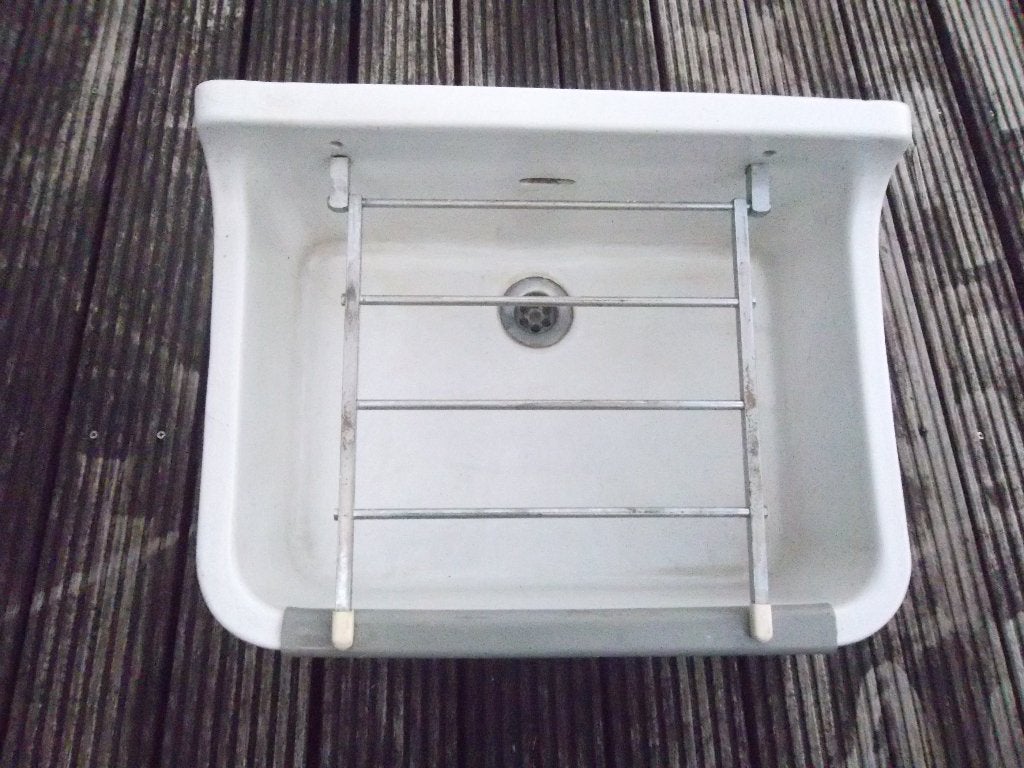 uitstortgootsteen  steen, Doe-het-zelf en Verbouw, Ophalen, Gebruikt, Steen, Wastafel