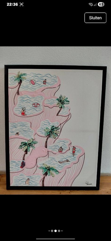 Schilderij, Antiek en Kunst, Kunst | Schilderijen | Klassiek, Ophalen