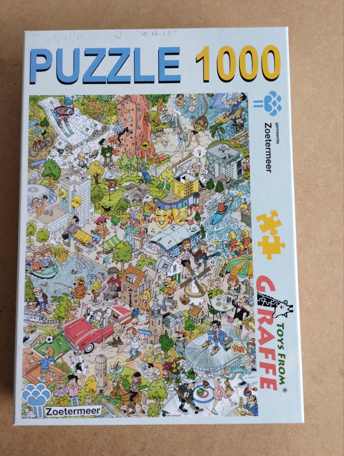 Puzzel 1000 stukjes Zoetermeer, Ophalen of Verzenden, 500 t/m 1500 stukjes, Gebruikt, Legpuzzel