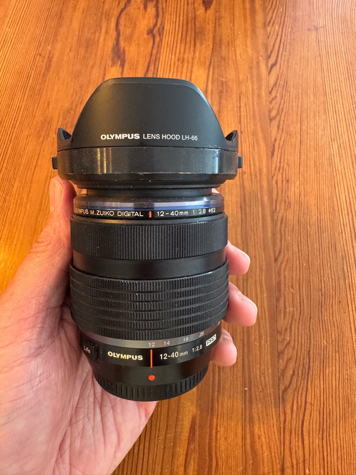 Olympus M.Zuiko Digital ED 12-40mm f/2.8 PRO Lens, Audio, Tv en Foto, Ophalen, Autofocus, Micro Four Thirds, Olympus