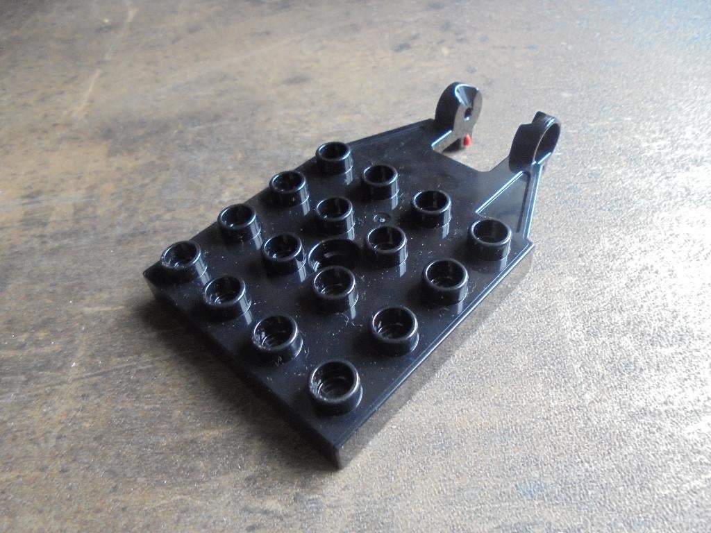Lego Duplo Plate 4x4 with 16 Studs and Hinge (zie foto's) 2, Ophalen of Verzenden, Gebruikt, Losse stenen, Duplo