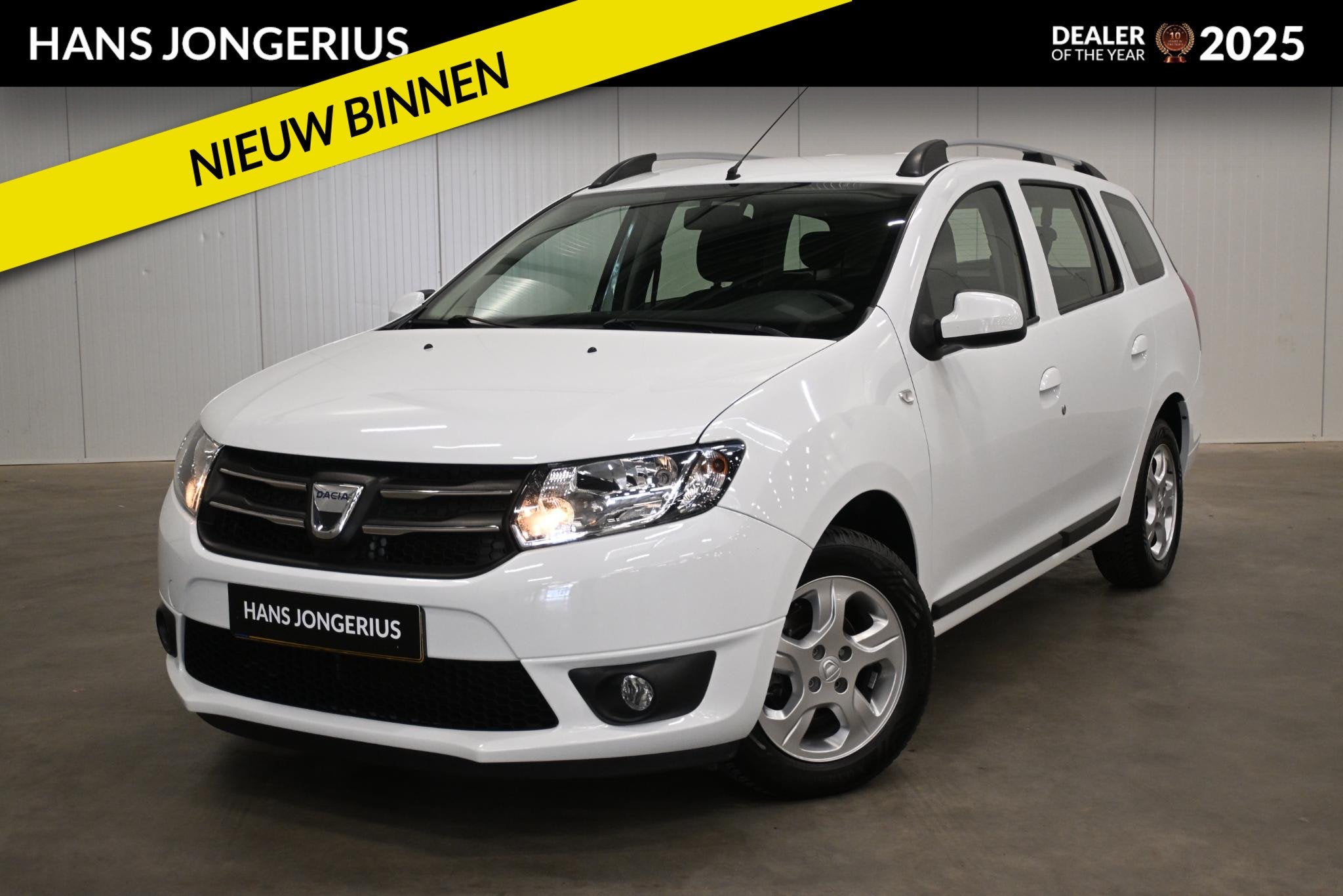 Dacia Logan MCV TCe 90 Prestige | TREKHAAK | NAVI | CRUISE C, Auto's, Voorwielaandrijving, Stof, Parkeersensor, Wit