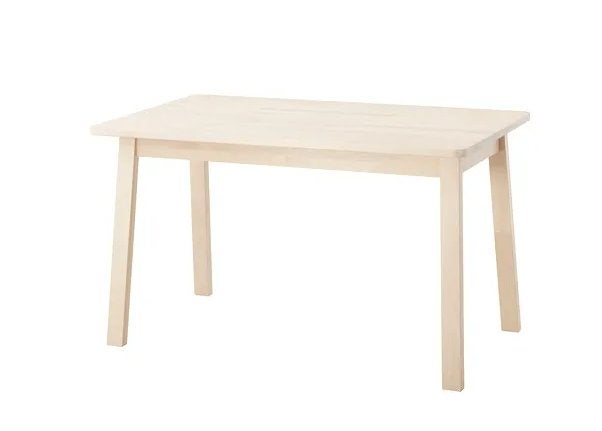 IKEA Norråker Table + 4 Lisabo Chairs (Excellent Condition), Ophalen, Hout, 74 cm, Zo goed als nieuw