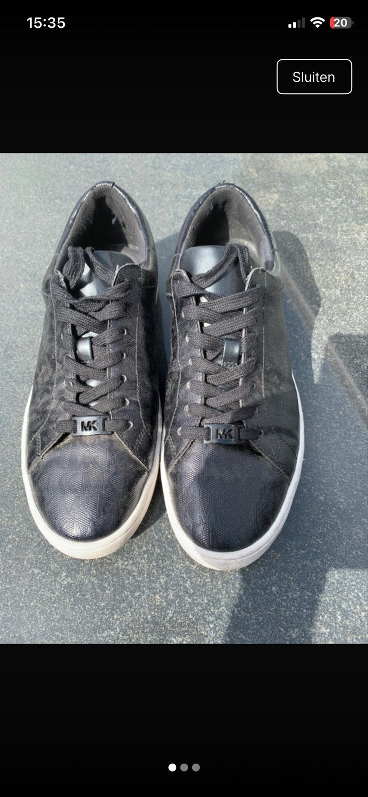 Michael Kors sneakers maat 39, Ophalen of Verzenden, Gedragen, Zwart, Sneakers of Gympen