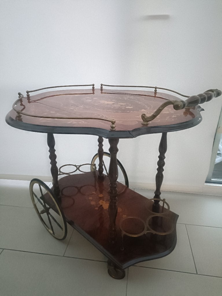 Serveerwagen, italiaans dranken trolley, retro bijzet meubel, Ophalen, Huis en Inrichting