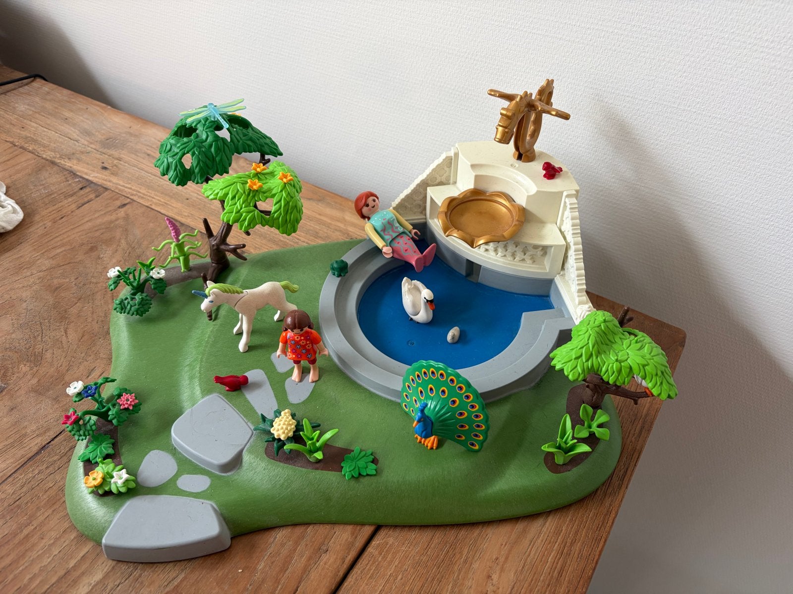 Playmobil Magische Bron met Eenhoorn en Pauw, Kinderen en Baby's, Ophalen of Verzenden, Zo goed als nieuw
