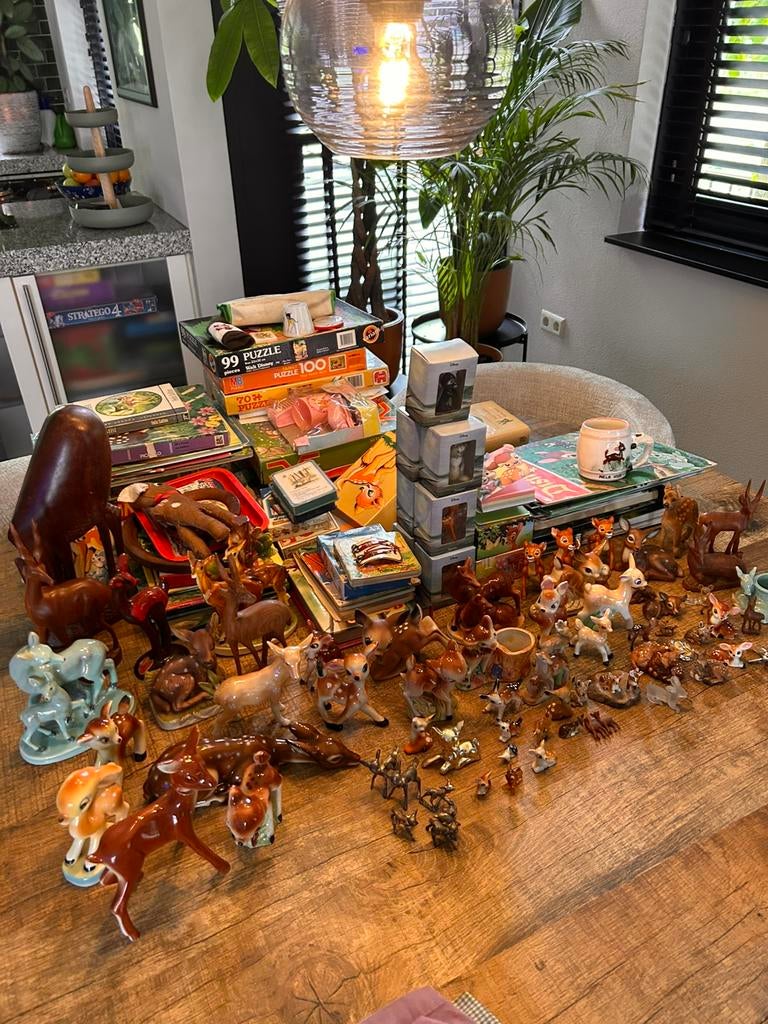 100+ Bambi/Hertjes verzameling!, Diversen, Rommelmarktspullen, Ophalen of Verzenden, Zo goed als nieuw