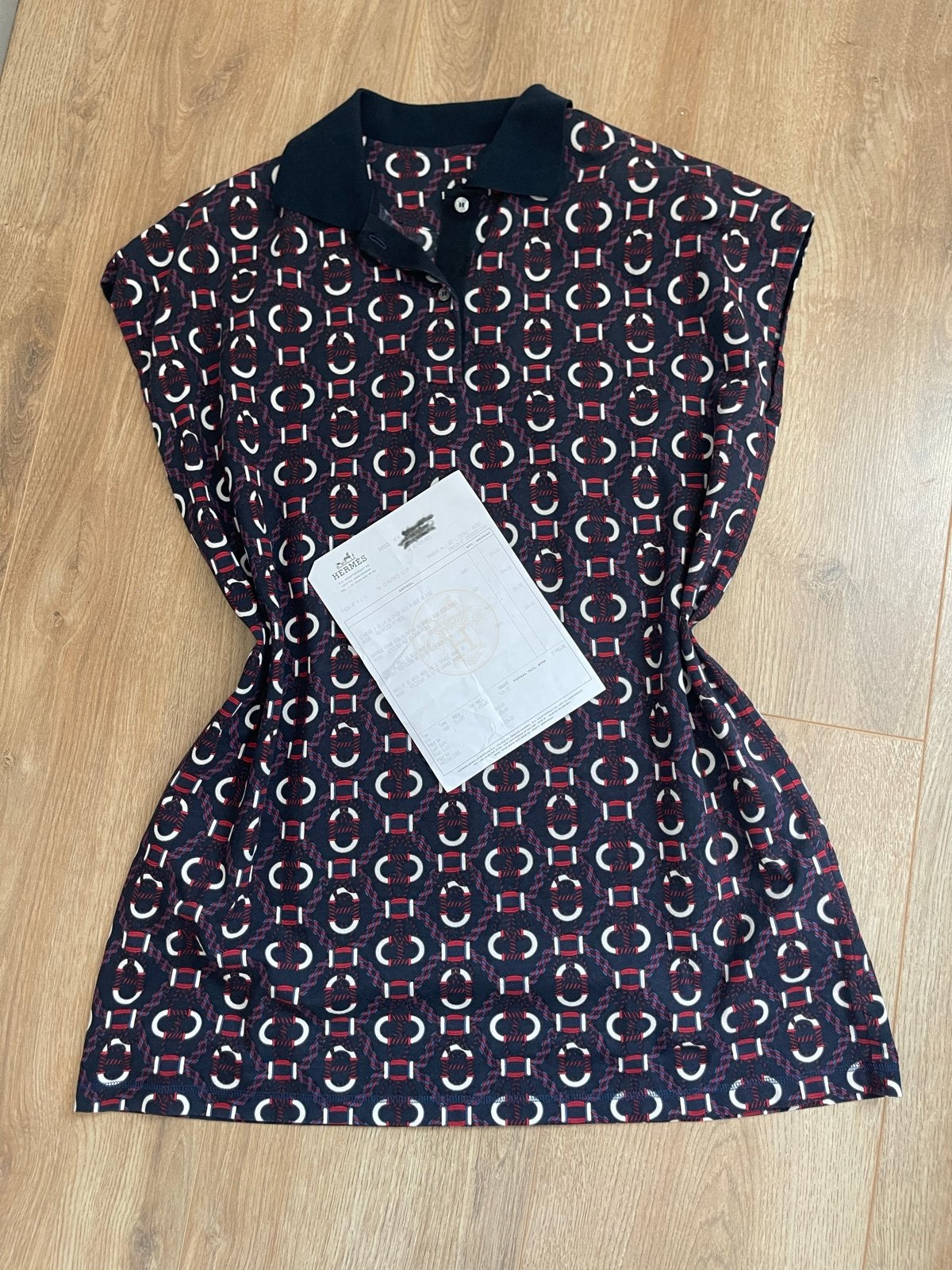 Hermès Jurk Maat 40 met Factuur, Kleding | Dames, Ophalen of Verzenden, Zo goed als nieuw, Maat 38/40 (M), Meerkleurig