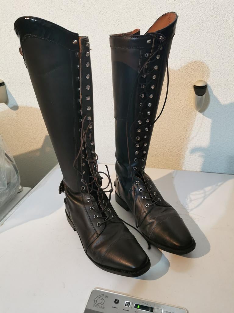 HKM donkerbruine rijlaarzen, Ophalen of Verzenden, Nieuw, Dressuur, Schoeisel